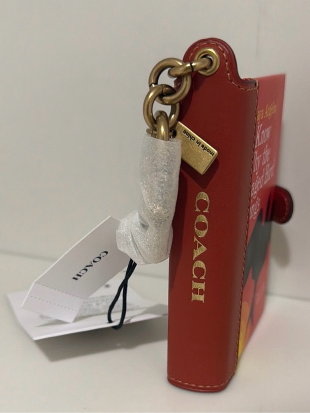 Coach Maya Angelou I know why the Caged Bird Sings Book Charm - Picture 4 of 4